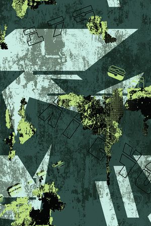 几何印花华亿平台图片