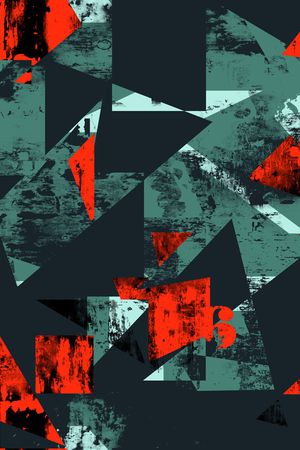 几何印花华亿平台图片