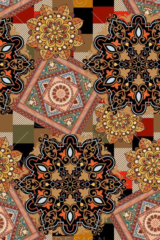 民族风印花华亿平台图片