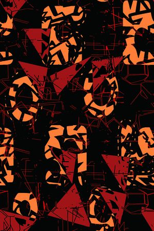 几何印花华亿平台图片