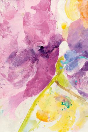 彩底花卉印花华亿平台图片