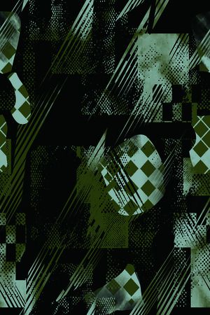 几何印花华亿平台图片