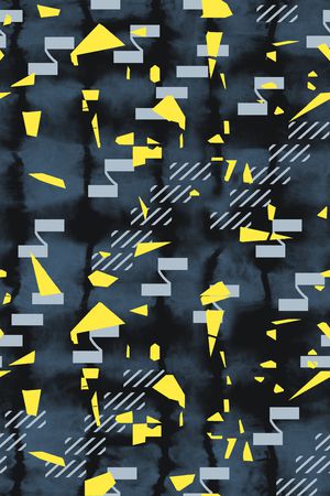 几何印花华亿平台图片