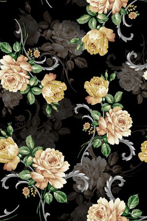 绿植树叶印花华亿平台图片