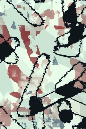 几何印花华亿平台图片