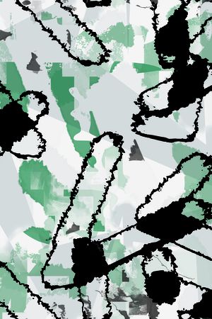 几何印花华亿平台图片