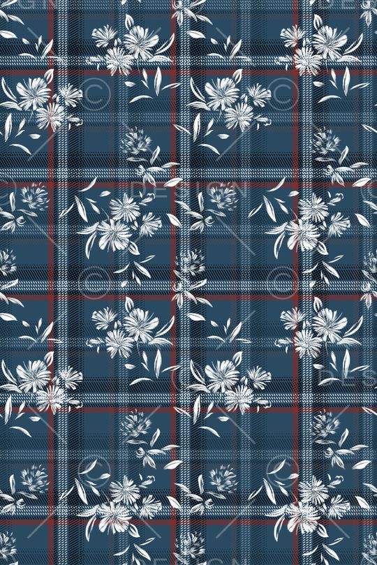 格子印花华亿平台图片