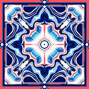 几何印花华亿平台图片