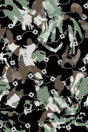 几何印花华亿平台图片