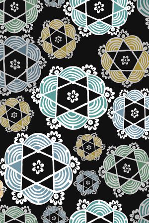 几何印花华亿平台图片