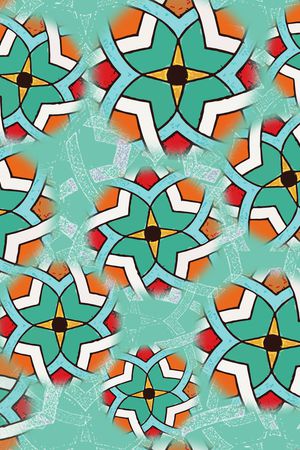 几何印花华亿平台图片