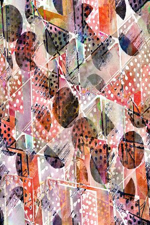 几何印花华亿平台图片