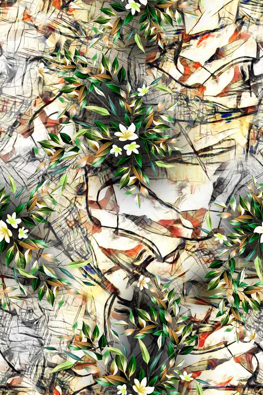 几何印花华亿平台图片