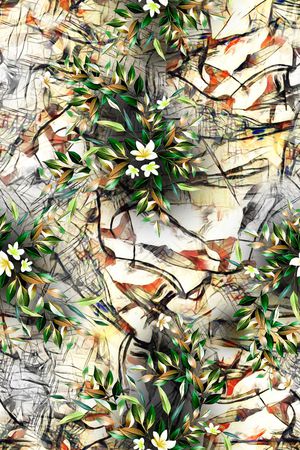 几何印花华亿平台图片