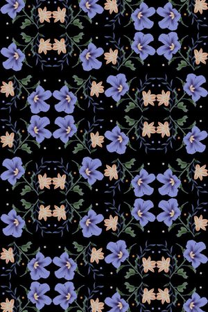 鲜花印花华亿平台图片