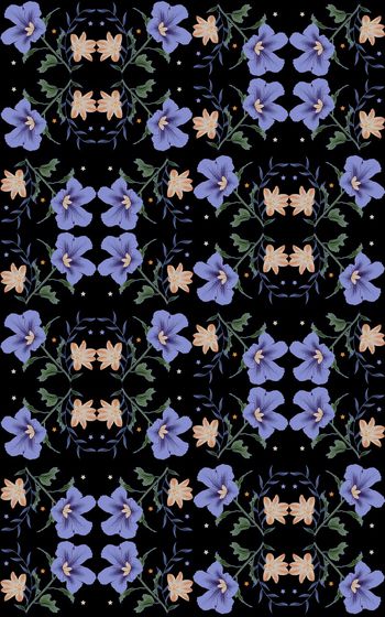 鲜花印花华亿平台图片