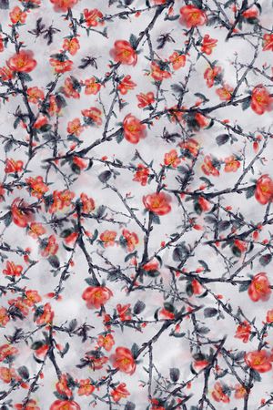 满版散花印花华亿平台图片