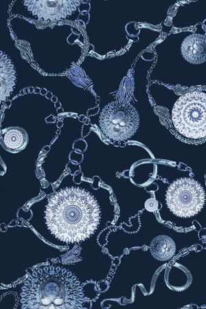 复古印花华亿平台图片