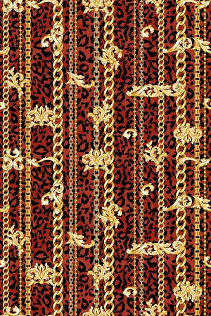 豹纹印花华亿平台图片