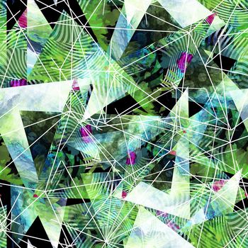 彩底花卉印花华亿平台图片