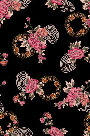 几何印花华亿平台图片