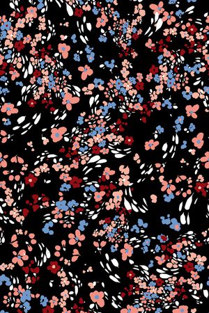 小碎花印花华亿平台图片