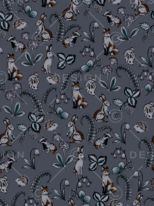 动物花卉印花华亿平台图片