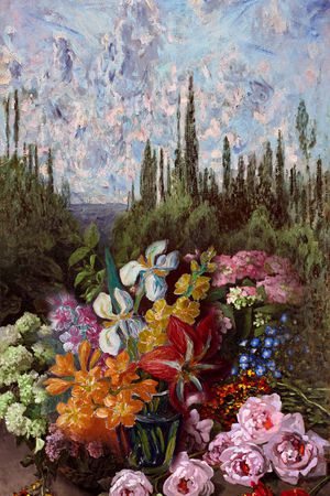 数码定位花印花华亿平台图片