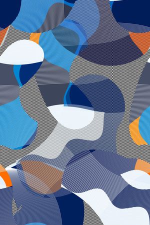 几何印花华亿平台图片