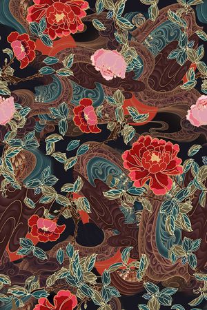 香云纱印花华亿平台图片