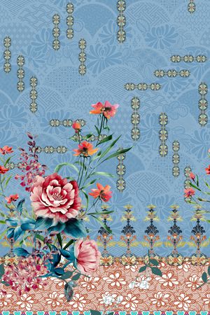 女装定位花印花华亿平台图片