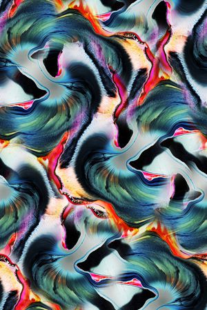 动物纹印花华亿平台图片