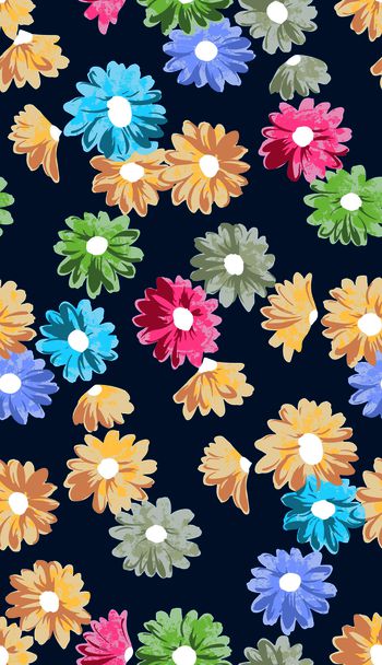 小碎花印花华亿平台图片