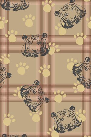 格子印花华亿平台图片