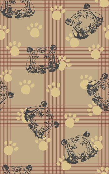 格子印花华亿平台图片