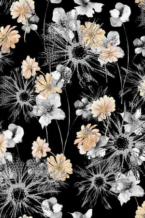 连衣裙印花华亿平台图片