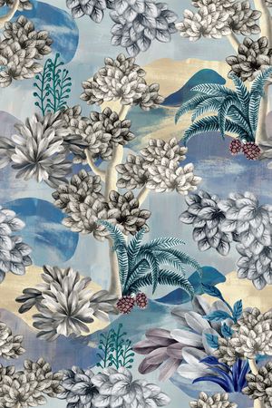 复古印花华亿平台图片