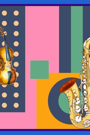 几何印花华亿平台图片