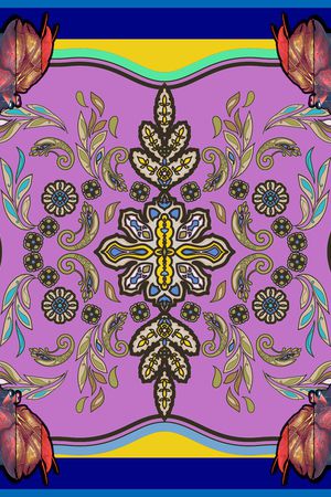 几何印花华亿平台图片