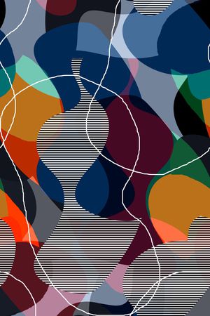 几何印花华亿平台图片