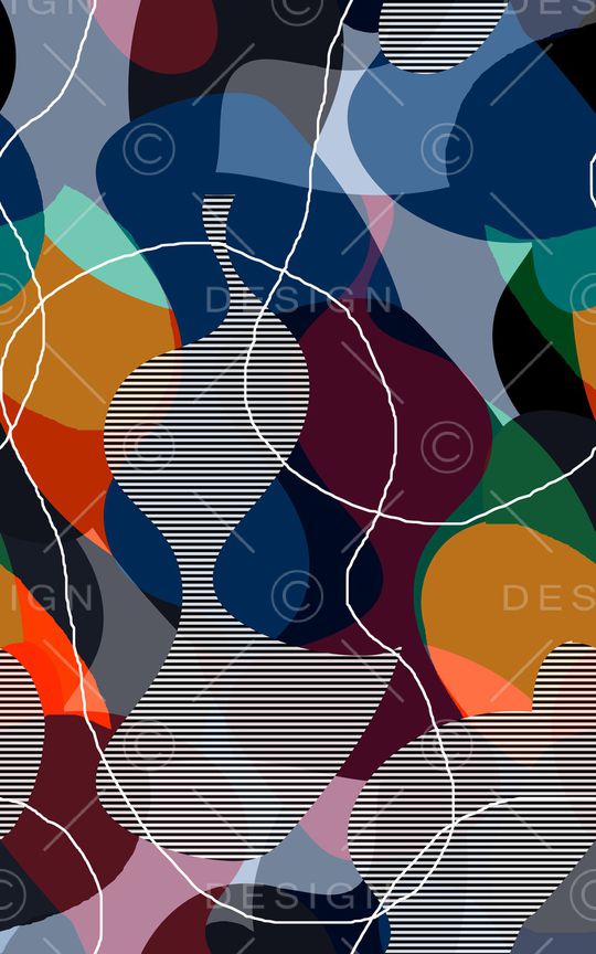 几何印花华亿平台图片