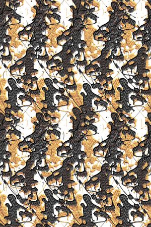 抽象男装印花华亿平台图片