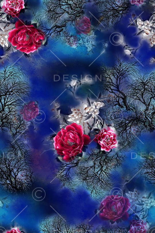 旗袍印花华亿平台图片