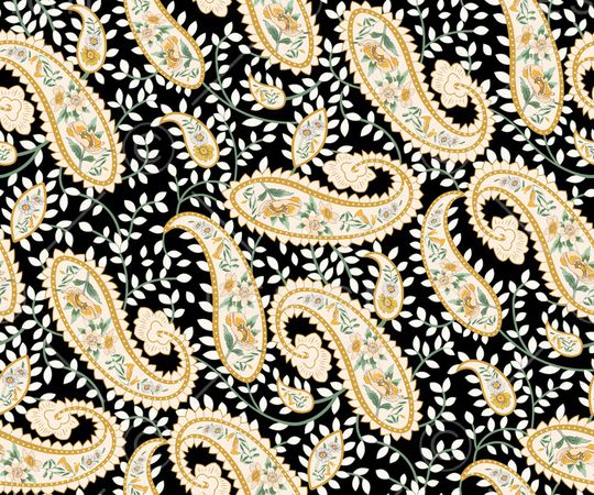 佩斯利印花华亿平台图片