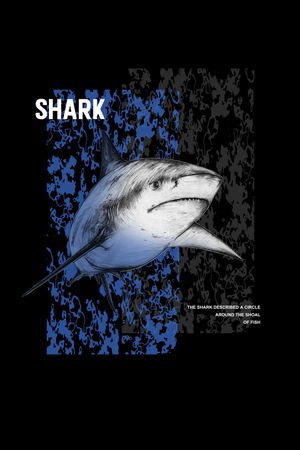 鲨鱼印花华亿平台图片