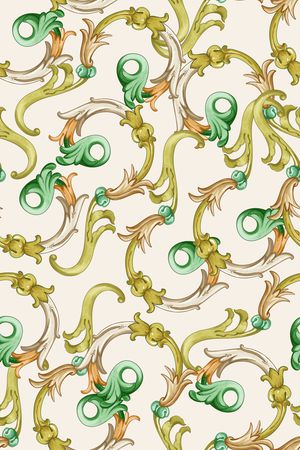 复古印花华亿平台图片