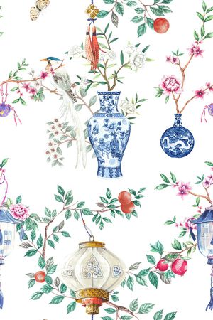 复古印花华亿平台图片