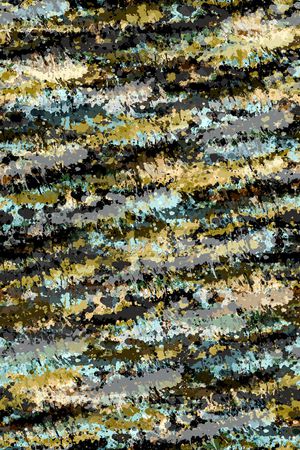 抽象男装印花华亿平台图片