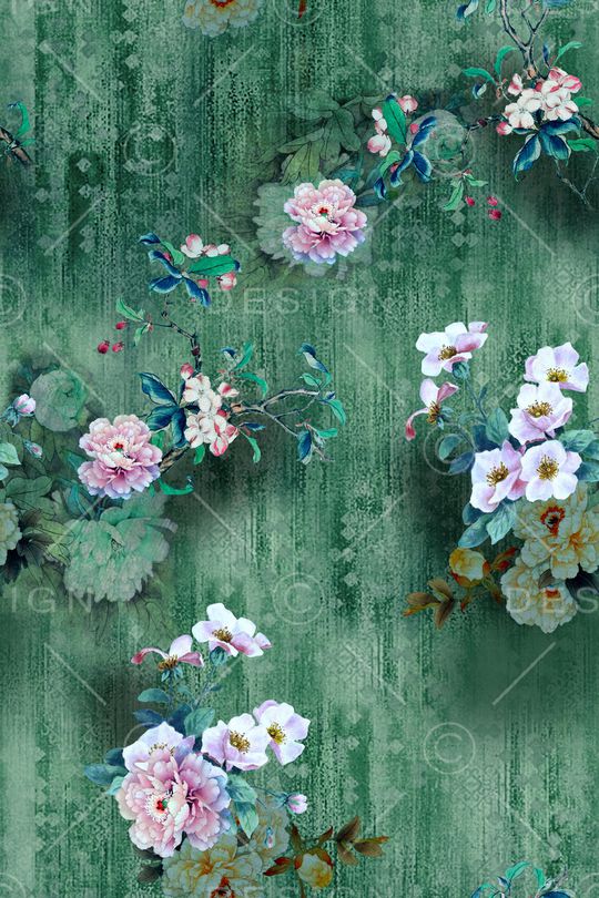 旗袍印花华亿平台图片