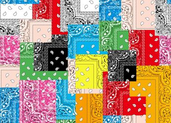 几何印花华亿平台图片